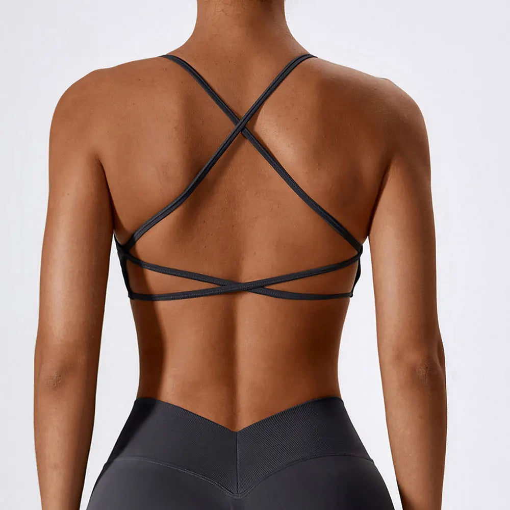 Cross Strap Sports Bra