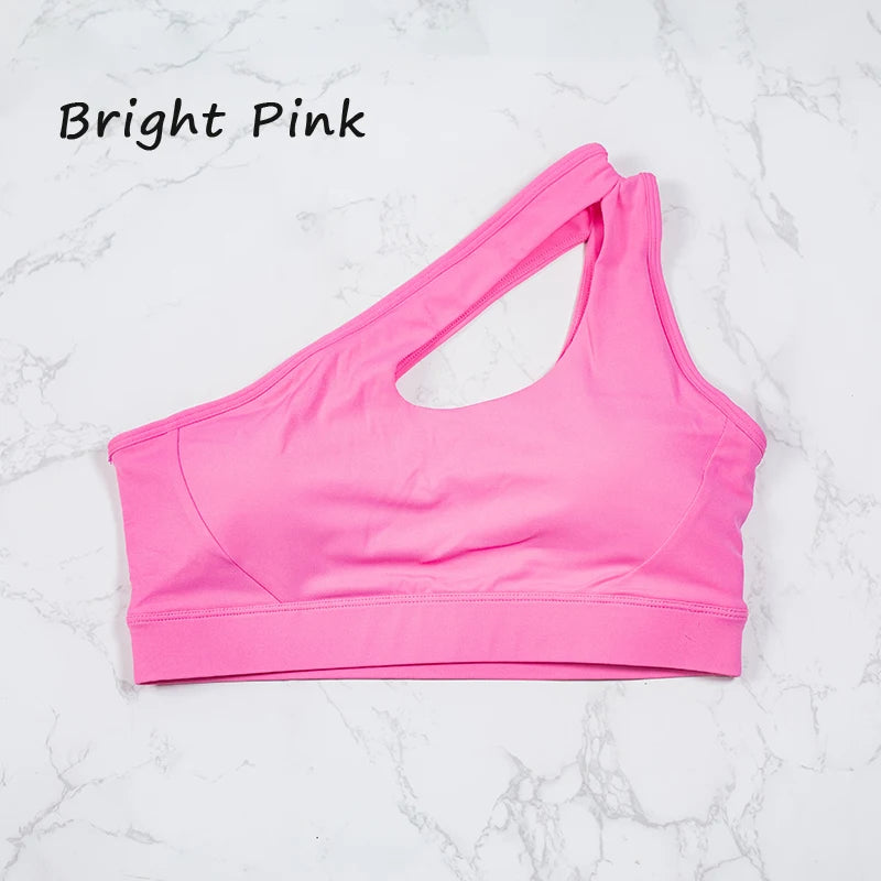 One Shoulder Sports Bra