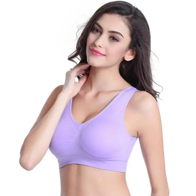 S-7XL  Thin Non-underwire Bra