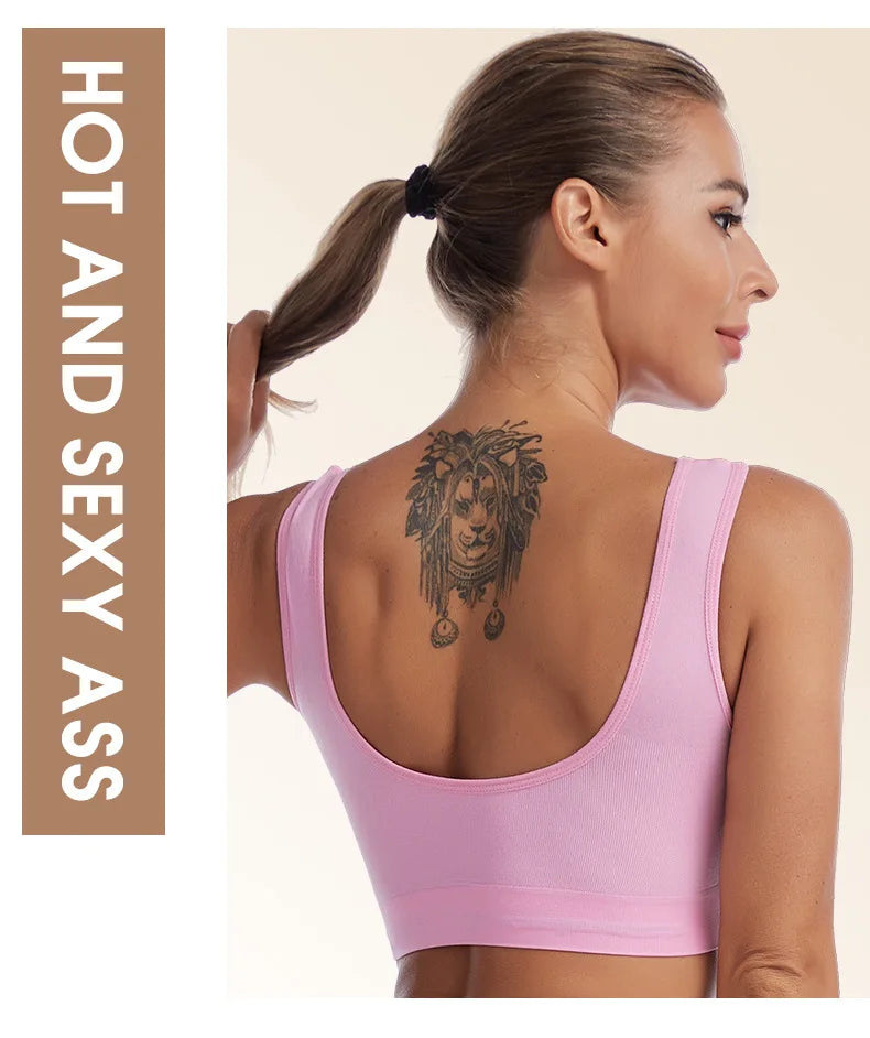 S-7XL  Thin Non-underwire Bra