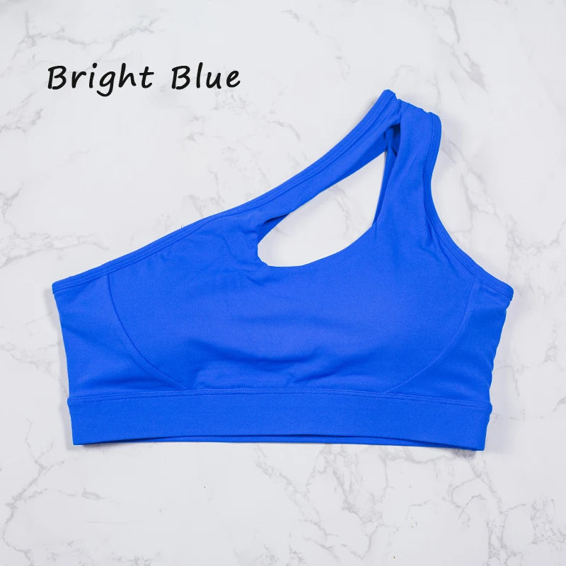 One Shoulder Sports Bra