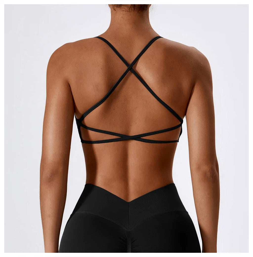Cross Strap Sports Bra