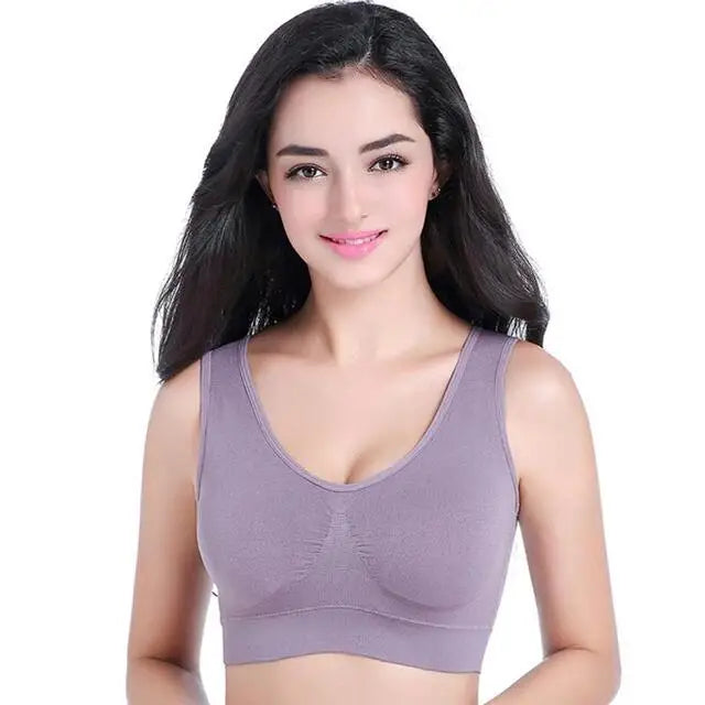 S-7XL Thin Non-underwire Bra