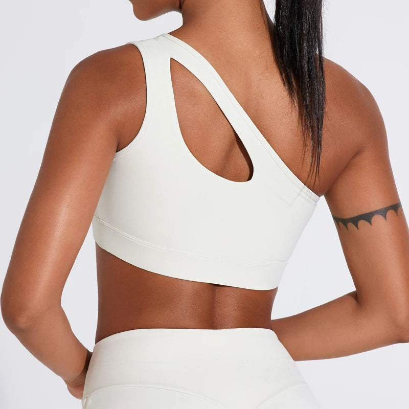 One Shoulder Sports Bra
