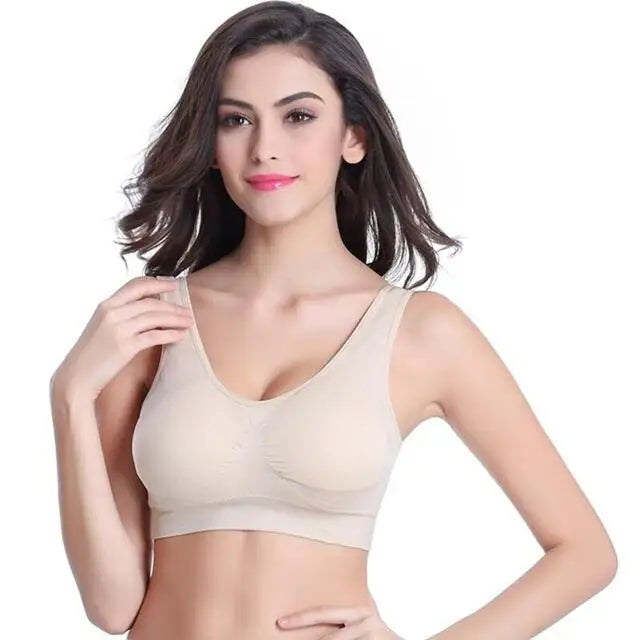 S-7XL  Thin Non-underwire Bra
