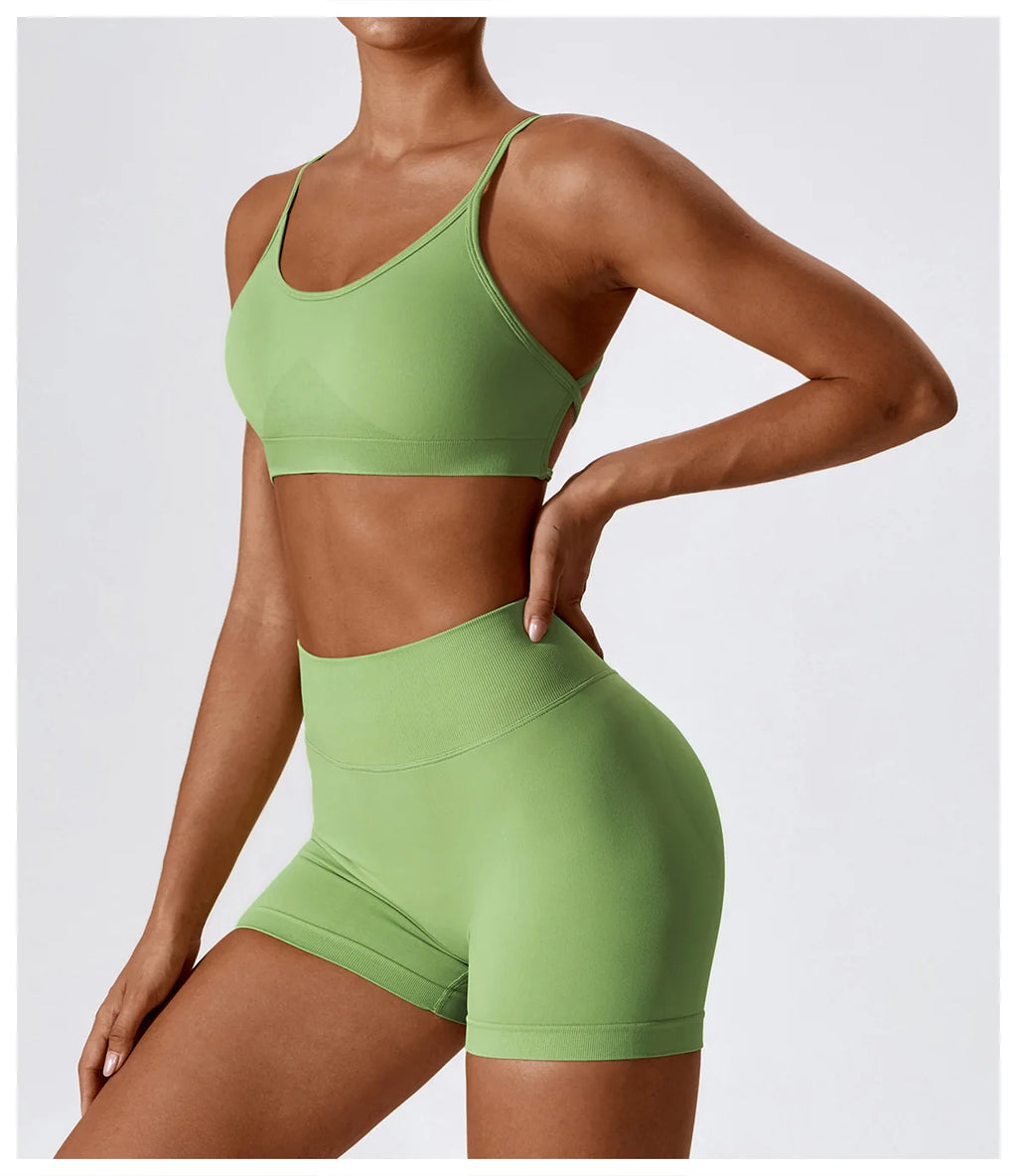 Cross Strap Sports Bra