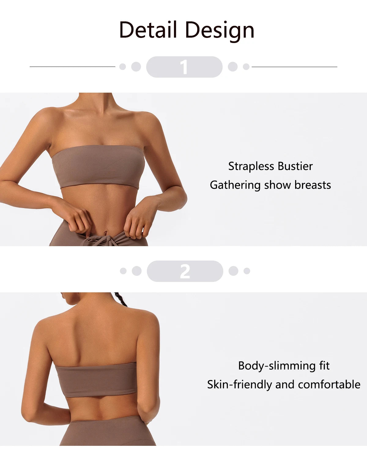 Strapless  Sports Bra