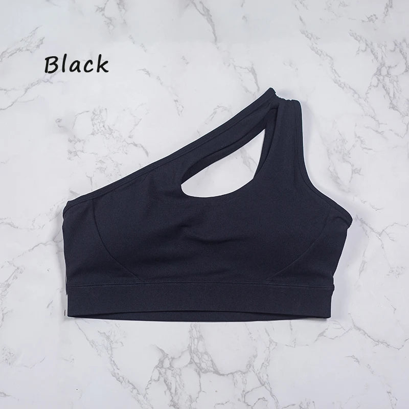 One Shoulder Sports Bra