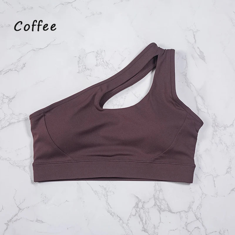 One Shoulder Sports Bra
