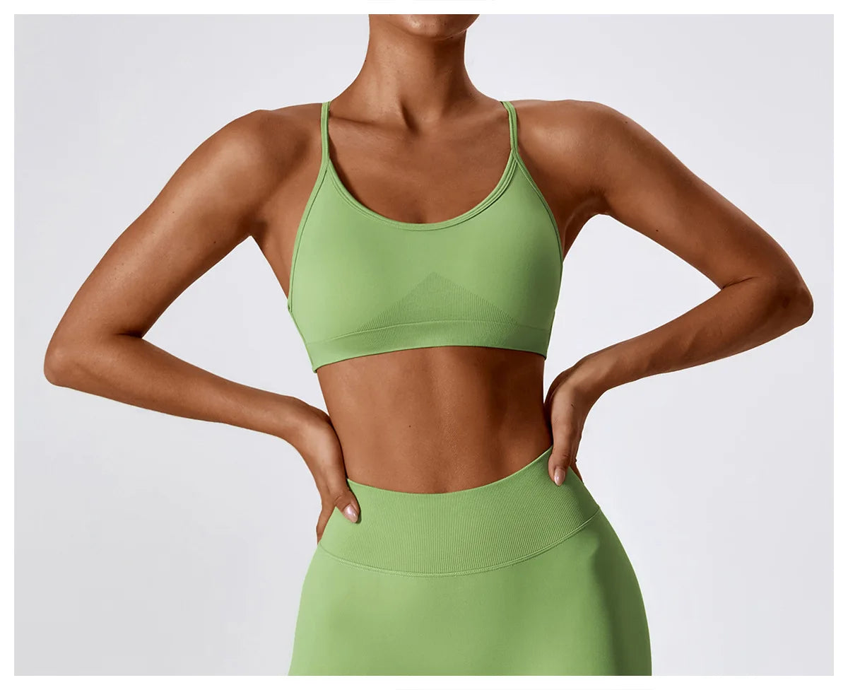 Cross Strap Sports Bra