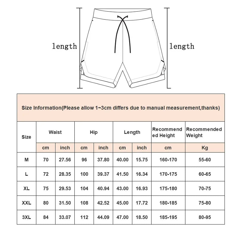 Running Shorts Men Gym