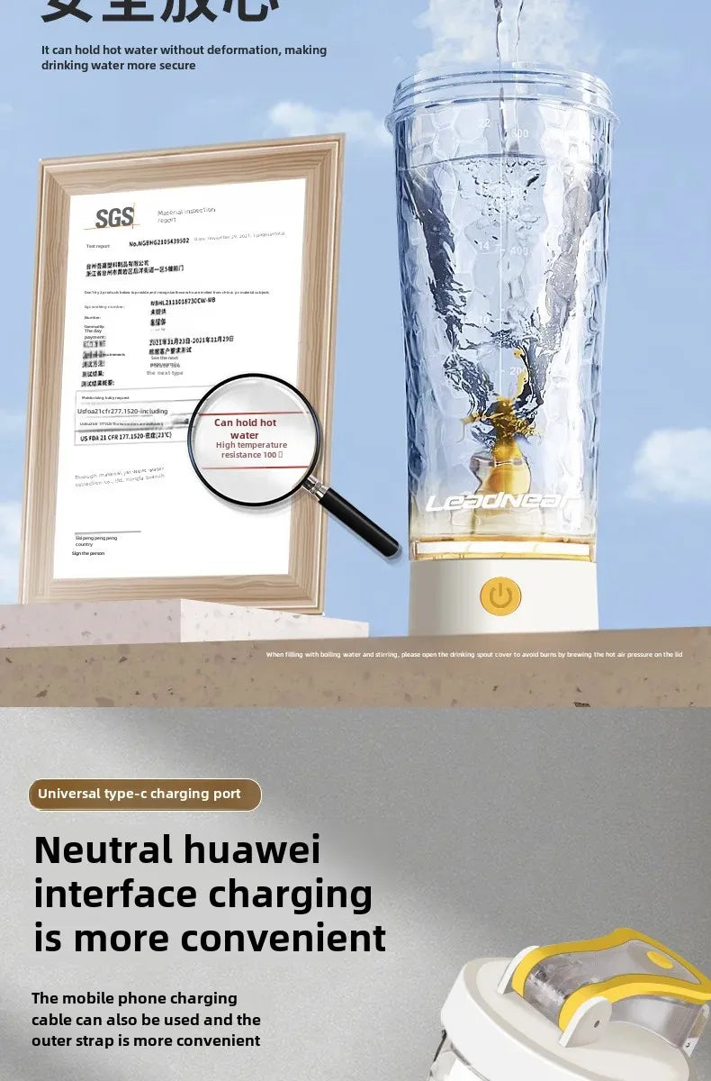 Self-Stirring Shaker Cup 700 ml