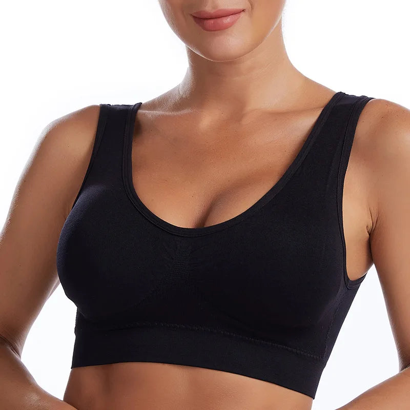 S-7XL Thin Non-underwire Bra