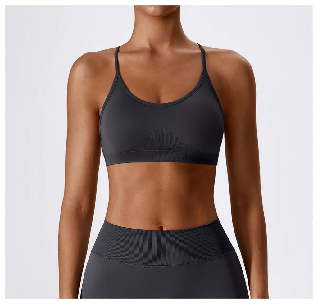 Cross Strap Sports Bra