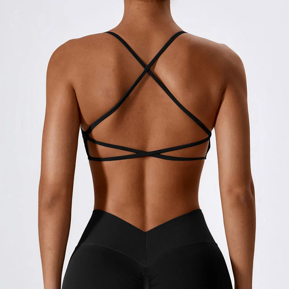 Cross Strap Sports Bra