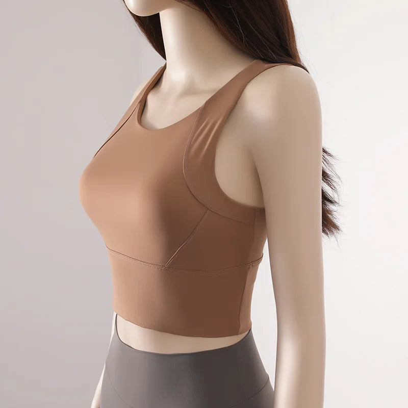 Sport Fixed Chest Pad Bra