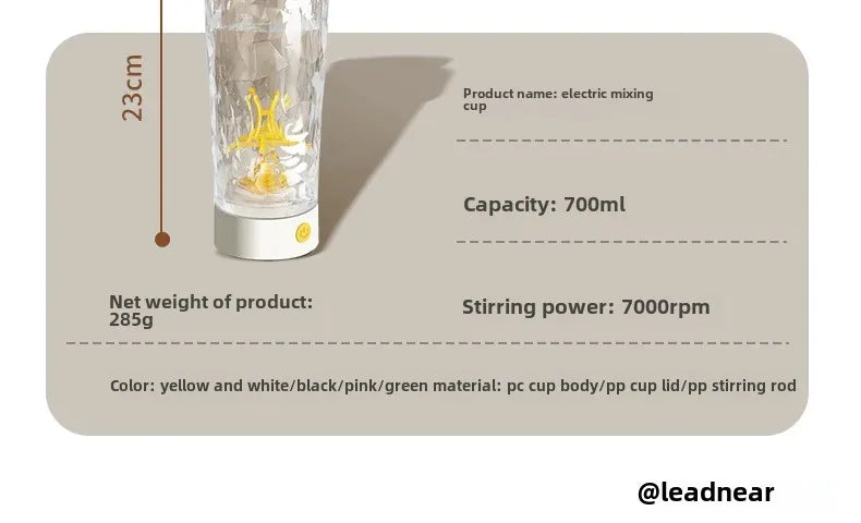 Self-Stirring Shaker Cup 700 ml