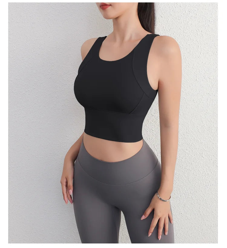 Sport Fixed Chest Pad Bra