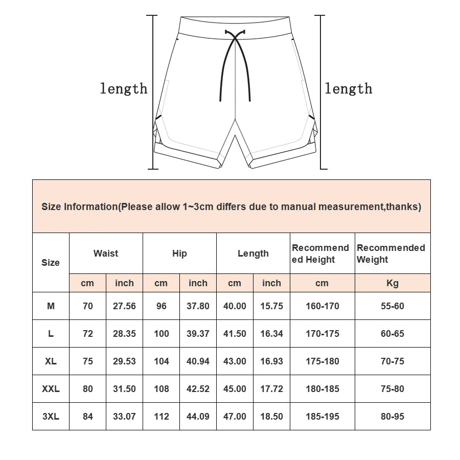 Running Shorts Men Gym