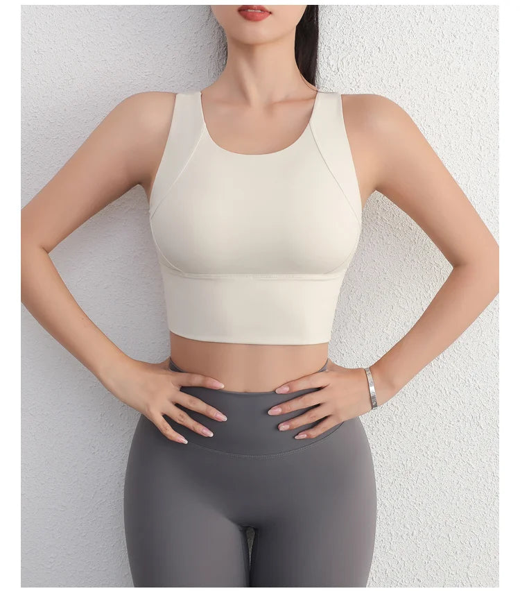 Sport Fixed Chest Pad Bra
