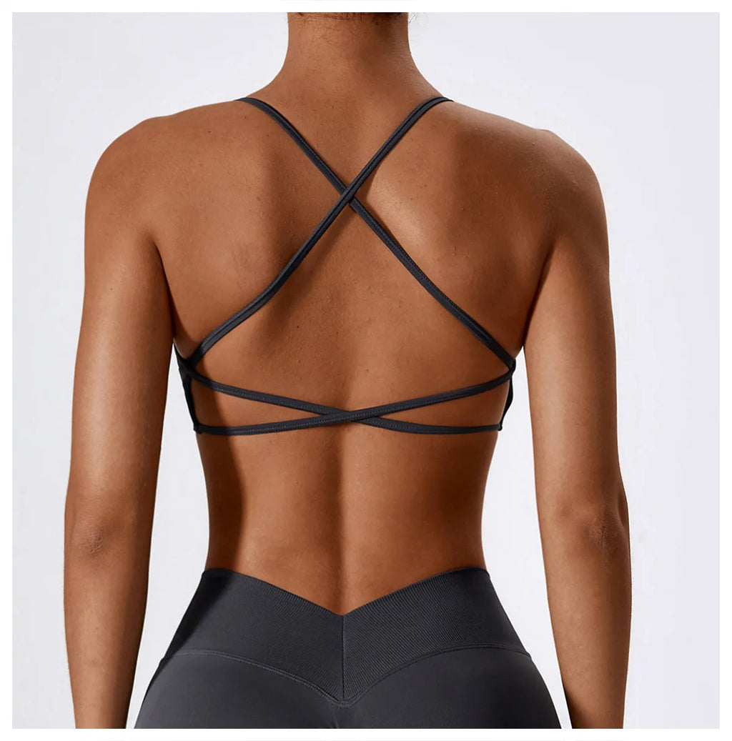 Cross Strap Sports Bra