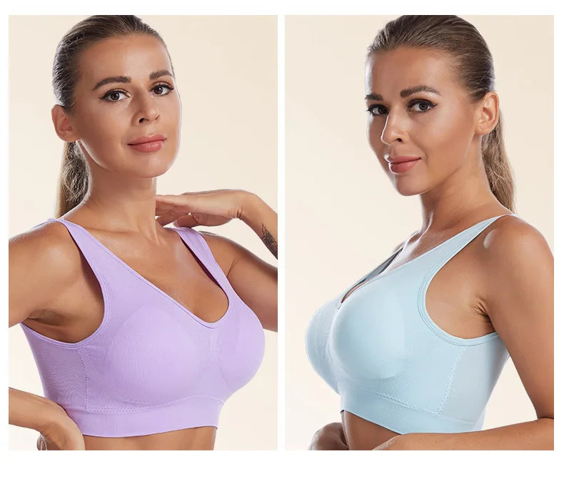 S-7XL  Thin Non-underwire Bra