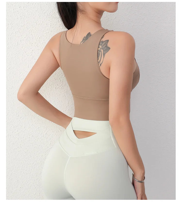 Sport Fixed Chest Pad Bra